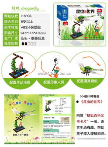 樂星昆蟲世界蜻蜓積木 泰盛塑膠帶來的自然探索與教育樂趣